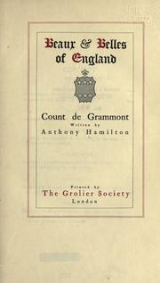 Cover of: Count de Grammont