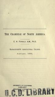 Cover of: The Crambidæ of North America