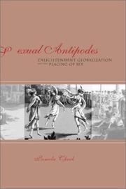 Cover of: Sexual antipodes by Pamela Cheek