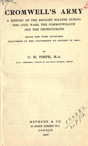 Cover of: Cromwell's army by Firth, C. H.