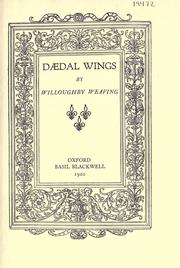 Cover of: Dædal wings | Willoughby Weaving