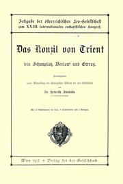 Cover of: Das Konzil von Trient: sein Schauplatz, Verlauf und Ertrag
