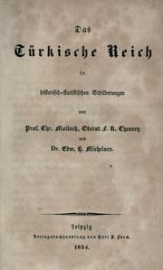 Cover of: türkische Reich in historisch-statistischen Schilderungen