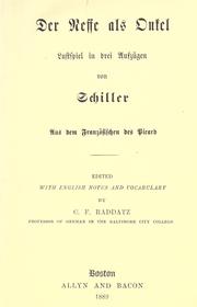 Neffe als Onkel by Friedrich Schiller