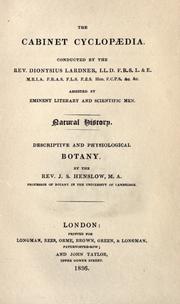 Cover of: Descriptive and physiological botany