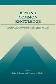 Cover of: Beyond Common Knowledge by 