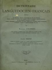 Cover of: Dictionnaire languedocien-français by Maximin d' Hombres