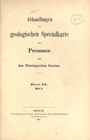 Cover of: devonischen Aviculiden Deutschlands: ein Beitrag zur Systematik und Stammesgeschichte der Zweischaler.  Hrsg. von der Königlich Preussischen Geologischen Landesanstalt.