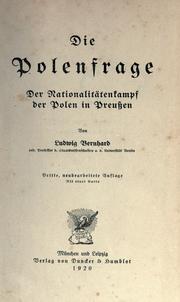 Cover of: Polenfrage: der Nationalitätenkampf der Polen in Preussen.