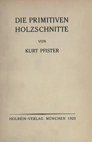 Cover of: primitiven Holzschnitte.