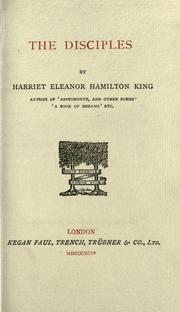 The disciples by Harriet Eleanor Baillie-Hamilton King