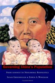 Cover of: Governing China's Population by Susan Greenhalgh, Edwin Winckler