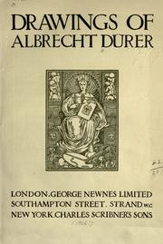 Cover of: Drawings of Albrecht Dürer. by Albrecht Dürer
