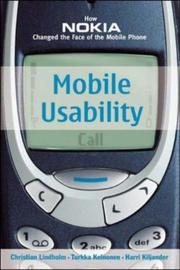 Cover of: Mobile Usability by Christian Lindholm, Turkka Keinonen