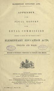 Cover of: Elementary education acts. by Great Britain. Education Commission.