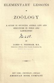Cover of: Elementary lessons in zoölogy by Needham, James G.