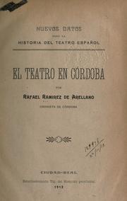 Cover of: El teatro en Córdoba