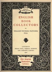 Cover of: English book collectors.