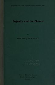 Eugenics and the church
