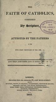 Cover of: The faith of Catholics by Joseph Berington