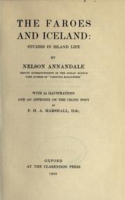 The Faroes and Iceland by Nelson Annandale