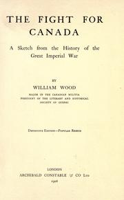 Cover of: fight for Canada: a sketch from the history of the great imperial war