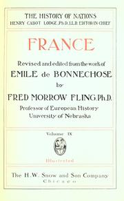 Cover of: France by Emile de Bonnechose