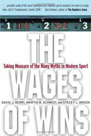 The wages of wins by David J. Berri