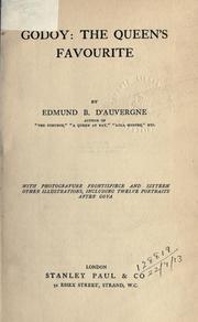 Cover of: Godoy by Edmund Basil Francis D'Auvergne