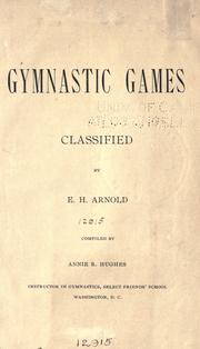 Cover of: Gymnastic games classified