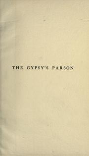 Cover of: The gypsy's parson: his experiences and adventures