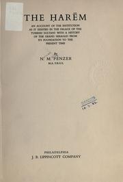 Cover of: The Harem by N. M. Penzer