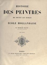 Histoire des peintres de toutes les écoles by Blanc, Charles