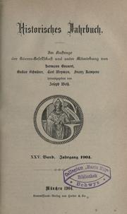 Cover of: Historisches Jahrbuch.