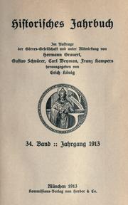 Cover of: Historisches Jahrbuch.