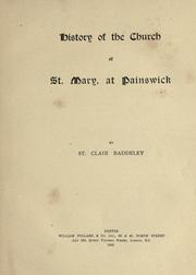 Cover of: History of the Church of St. Mary at Painswick