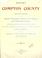 Cover of: History of Compton County and sketches of the Eastern townships, District of St. Francis, and Sherbrooke County