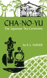 Cover of: Cha-no-yu by A. L. Sadler