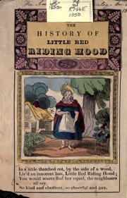 Cover of: The History of Little Red Riding Hood. | 