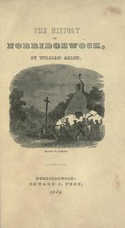 Cover of: The history of Norridgewock by Allen, William