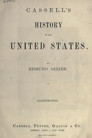 Cover of: History of the United States.