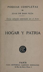 Hogar y patria by Juan de Dios Peza