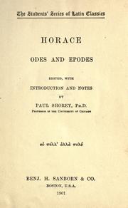 Cover of: Horace by Horace, Horace