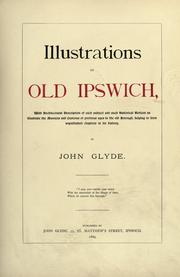 Illustrations of old Ipswich by John Glyde