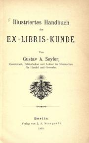 Cover of: Illustriertes handbuch der ex-libris-kunde.