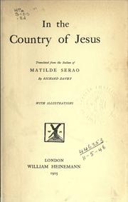 Cover of: In the country of Jesus
