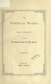 Cover of: Poetical works: including The Shepherd Lady and other poems.