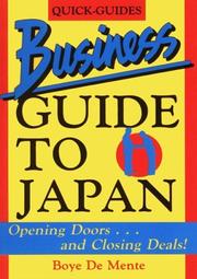 Cover of: Business Guide to Japan | Boye Lafayette De Mente