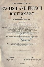 Cover of: The international English and French dictionary