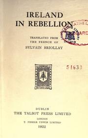 Cover of: Ireland in rebellion by Sylvain Briollay, Sylvain Briollay